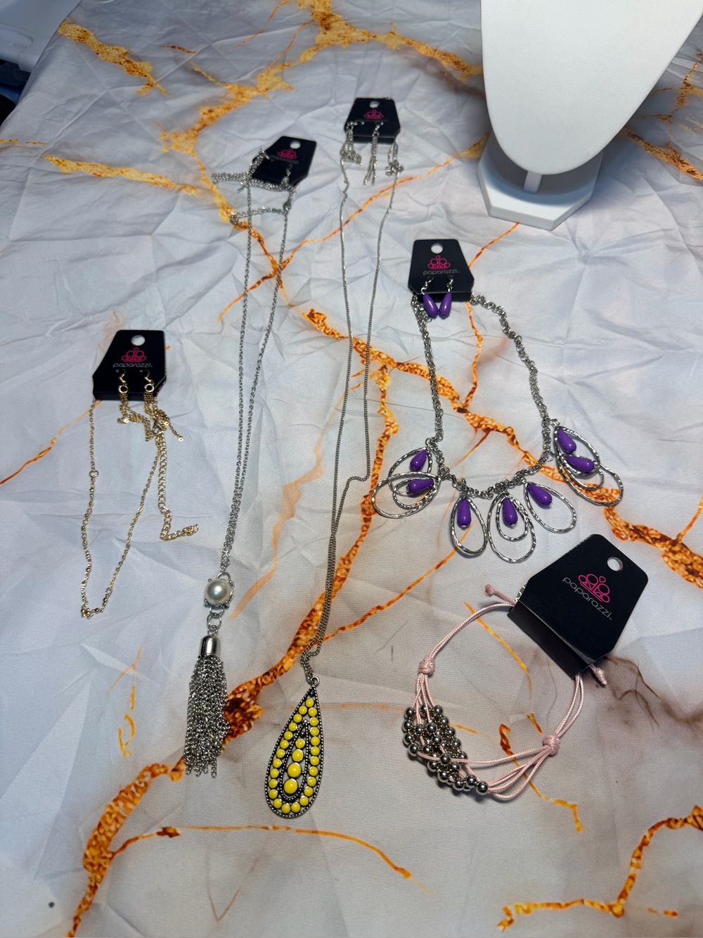 Colorful lot of jewelry